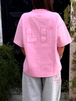 Load image into Gallery viewer, [PRE-ORDER] THE ASILI PATCH T-SHIRT IN BUBBLEGUM
