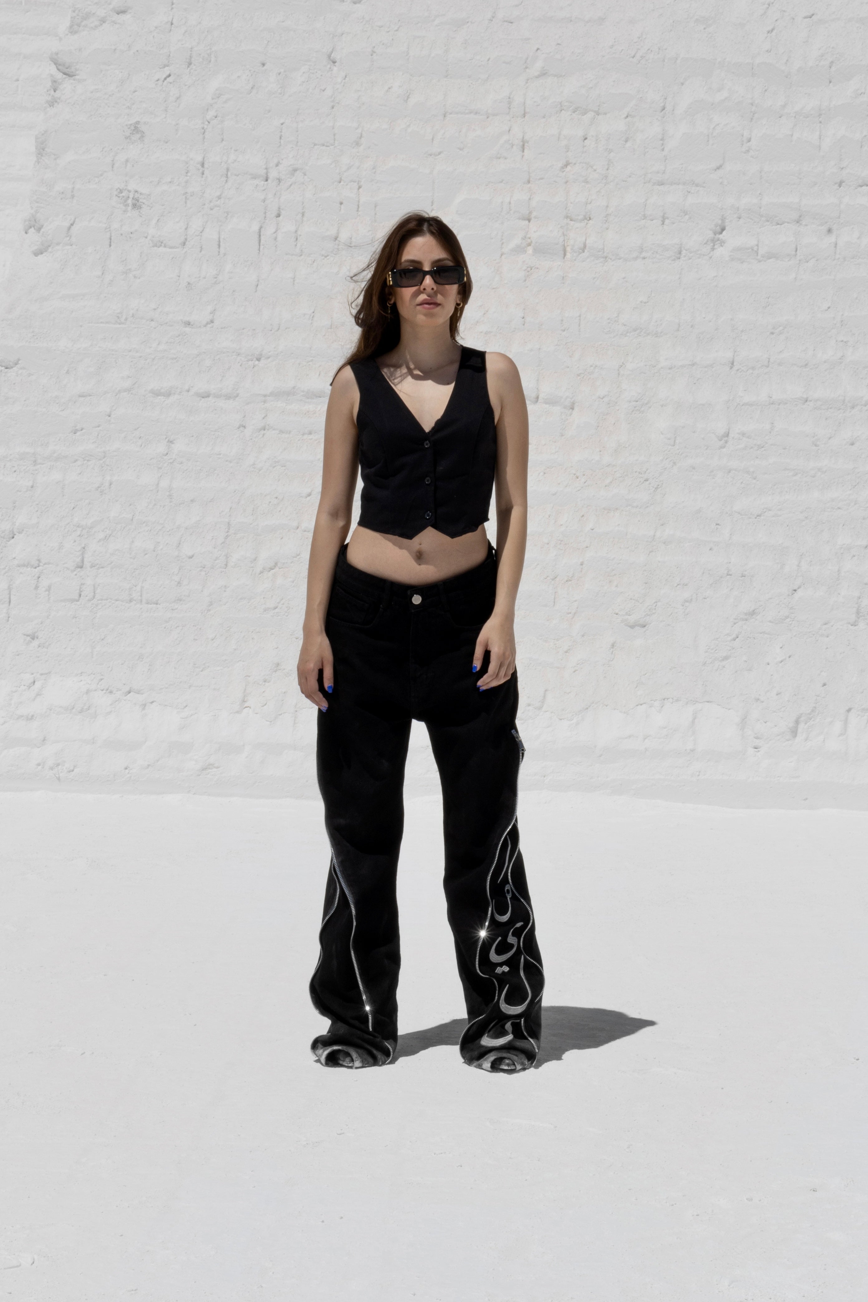 THE ASILI MIGHTY BAGGY JEANS IN BLACK – asili.eg