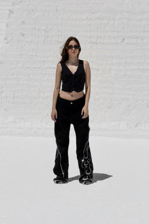 THE ASILI DUO ZIPPER JEANS